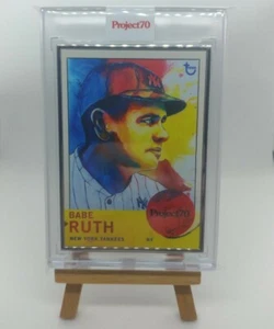 Topps Project 70 #115 Babe Ruth 1963 AP Artist Proof by Brittney Palmer 21/51 - Bild 1 von 3