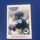 *RARE* 1988 Rod Woodson rookie card Starting Lineup card. rookie card picture