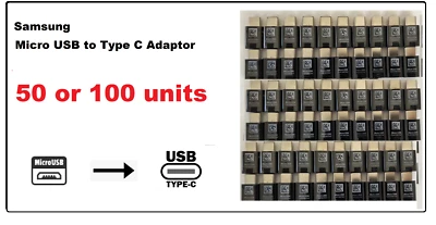 Samsung Micro USB (Female) to USB-C Type Adapter (Male) - GH98-41290A - Image 1 of 3