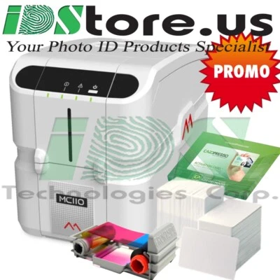 Matica MC110 Dual Sided ID Card Printer Bundle - Image 1 of 4