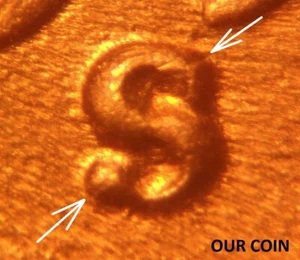 1950-S/S Repunched Mintmark (RPM) # 11 Lincoln Cent - Brilliant Uncirculated - Picture 1 of 6
