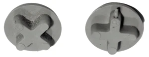 2 x Twyfords Rhapsody / Jupiter Buffers (color gris) **NO RETORNABLE** - Imagen 1 de 1