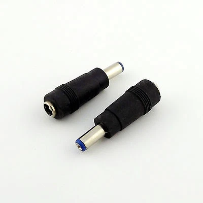 10x 5.5mm x2.5mm DC Power Female to 5.5x2.1mm Male CCTV Connector Adapter Laptop - Image 1 of 4