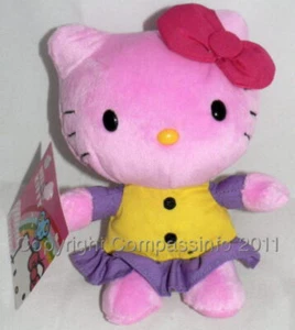 NEW 6" Plush Light Pink Hello Kitty - Neon Collection - Picture 1 of 1
