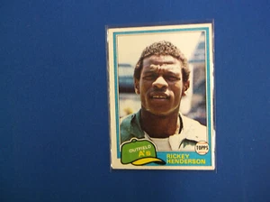 1981 Topps Baseball # 261 Rickey Henderson VG + - Picture 1 of 2