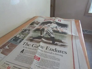 Vintage Newspaper San Fransisco Chronicle Baseball '00 The Gane Endures 14 Pages - Picture 1 of 2