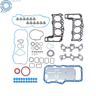 Juego completo de juntas para Dodge Ram 1500 Jeep Liberty Cherokee 2005-2009 3,7 L Foto 1 de 4