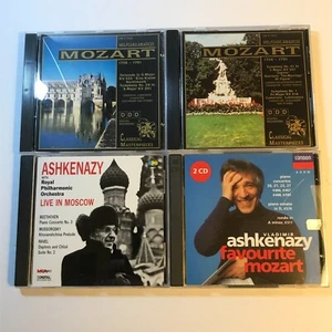 Mozart 4-CD Lot Vladimir Ashkenazy Symphonies Serenade Piano Concerto - Imagen 1 de 8