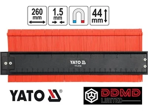 Contour Gauge Shape Robust Profile Duplicator Tool Ruler Magnetic YATO YT-3736 - Picture 1 of 3