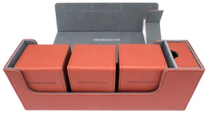 Docsmagic.de Premium Magnetic Tray Long Box Copper Medium + 3 Flip Boxes - Kupfe - Picture 1 of 3