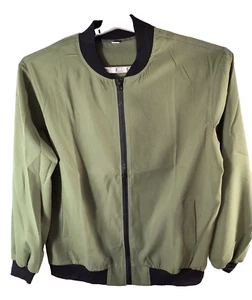 Bomber Jacket Windbreaker Lightweight Waterproof MENS XL Waterproof NWOT - Picture 1 of 3