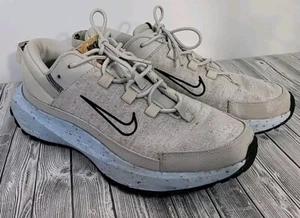 Nike Women's 7.5 Crater Remixa Shoes Sneakers Gray Fog/Black/Blue DA1468-001 - Picture 1 of 8