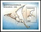 Tanzania 1999 - Dinosaurs, Quetzalcoatlus - Souvenir Sheet - Scott 1836 - MNH
