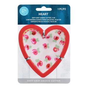 Red Heart 4 Zoll Kunststoff Soft-Grip Keksausstecher R&M - Bild 1 von 2