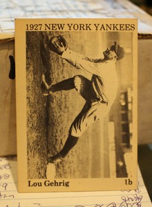 1975 T.C.M.A. Baseball 1927 New York Yankees REPRINTS  **MULTI-CARD DISCOUNT**