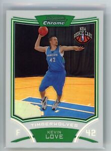 Kevin Love 2008-09 Bowman Chrome #115 Refractor Rookie /499 (NM)