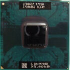 1 Pcs Intel Core 2 Duo Sla49 T7250 2.00/2M/800 Socket Notebook Cpu Processor