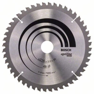 Bosch Kreissägeblatt Optiline Wood Kapp- und Gehrungssägen 216 x 30 x 2,0 mm 48 - Bild 1 von 2