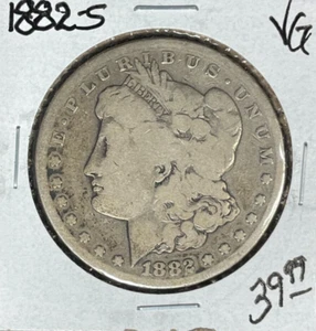1882-S MORGAN SILBERDOLLAR ~ SEHR GUTER ZUSTAND ~ SCHÖNE MÜNZE ~ - Bild 1 von 2
