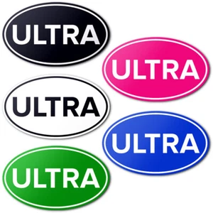 PEGATINA DE PARACHOQUES DE VINILO ULTRA ANTI-UV Maratón Correr Deportes Euro Oval Coche Calcomanía - Imagen 1 de 12