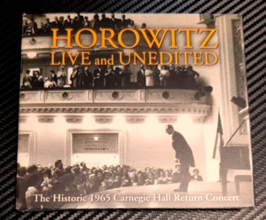 Horowitz Live & Unedited: 1965 Carnegie Hall Return 2CD+DVD - LIKE NEW! Piano - Picture 1 of 6