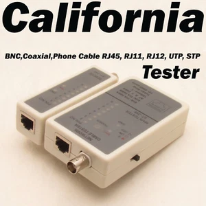 Probador de cables de red con teléfono coaxial Ethernet LAN remota BNC RJ45 RJ11 12 - Imagen 1 de 9