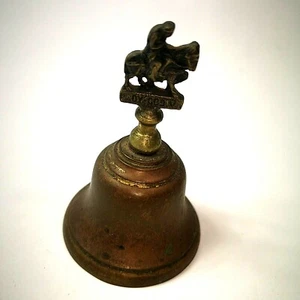 Lady Godiva reitet auf Pferd Messing Pferd Messing Glocke - Bild 1 von 5