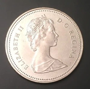 1985 Canada 50 Cents Half Dollar Coin circulated - Imagen 1 de 2