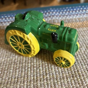 John Deere Tractor Christmas Holiday Ornament Ceramic  - Picture 1 of 9