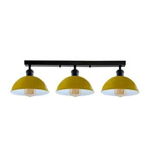 3 Way Ceiling Lights Pendant Lampshade Suspended 3 Head Arms Flush Light Fitting - Picture 1 of 32