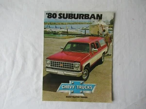 1980 Chevy trucks Suburban VUV brochure - Picture 1 of 8