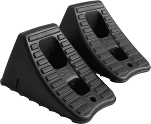 Heavy Duty Wheel Chock Car Trailer Truck 2 Pack - Picture 1 of 7