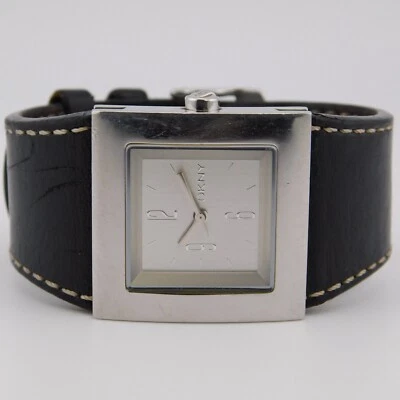 DKNY NY-3219 Genuine Leather Quartz Analog Women's Watch New Battery - Image 1 of 4