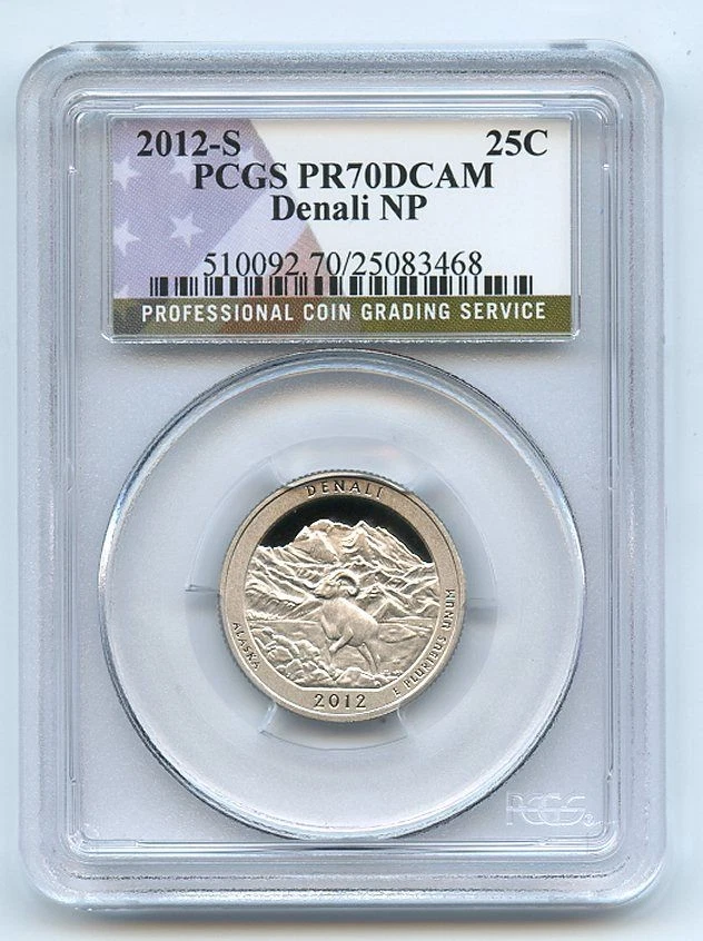2012 S 25C Clad Denali Quarter PCGS PR70DCAM - Image 1 of 1