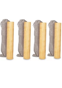 Set Of 4 Small Bamboo Scattering Urn Tube For Human Ashes Eco & Biodegradable - Picture 1 of 6