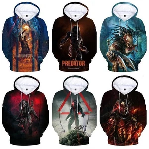 Alien Xenomorph Predator 3D Hoodies Cosplay Superhero Sweatshirts Jackets Coats - Picture 1 of 25