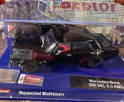 Coche Ranura Carrera Edición Especial 1/32 Negro Mercedes SEL Nuevo Y Muy Raro Foto 1 de 4