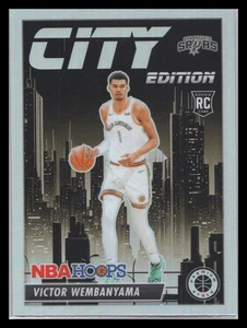 2023 Hopps Premium #25 Victor Wembanyama City Edition Silver San Antonio Spurs - Picture 1 of 2