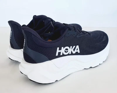 Hoka Hombres (TALLA 9.5 MEDIANA) Arahi 8 Negro Estabilidad Zapatos para Correr COMO NUEVOS Foto 1 de 4