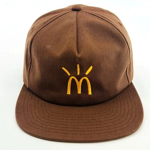 Travis Scott x McDonalds Hat Cap Snapback Brown Cactus Jack Authentic One Size - Picture 1 of 8