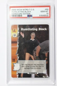 2000 WCW Nitro Hardcore CCG TCG Humiliating Block Stacy Keibler RC #69 PSA 10 - Picture 1 of 2