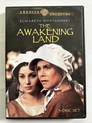 3 Disc DVD - THE AWAKENING LAND (1978) R1 - Elizabeth Montgomery - Image 1 of 2