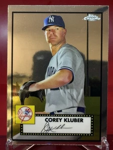 2021 Topps Chrome Platinum Anniversary Corey Kluber #426 New York Yankees - Picture 1 of 2