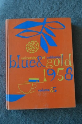 University of California Bears Berkeley Yearbook Blue & Gold 1958 Volume 85 - Image 1 of 4