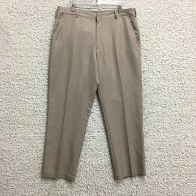 Pantalones de golf Nike 38x32 para hombre caqui Dri Fit rendimiento recto frente plano chino Foto 1 de 4