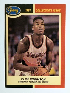 1990-91 Trail Blazers Franz #18 Cliff Robinson (VGEX) - Picture 1 of 2