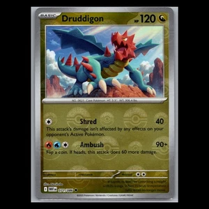 White Flare - Druddigon (modello Poke Ball) - 071/086 - Reverse Holo - #Pokemon - Foto 1 di 1