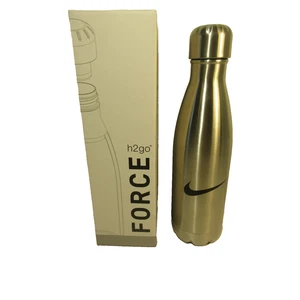 Botella de agua de acero inoxidable h2go FORCE Nike 17 oz térmica doble pared nueva en caja - Imagen 1 de 6