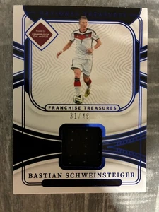 Panini National Treasures Bastian Schweinsteiger 31/49 Patch Jersey numbered DFB - Bild 1 von 4