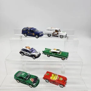 1A Lot Of 6 Johnny Lightning Clue Cars Panel Van, Escalade, Viper Corvette RARE  - Picture 1 of 16
